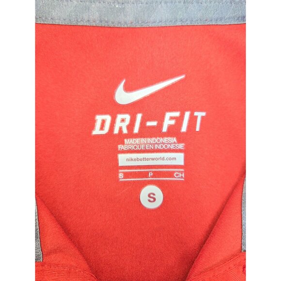 Oklahoma Sooners Nike Dri-Fit Mens Red Polo Shirt Small - Picture 5 of 10